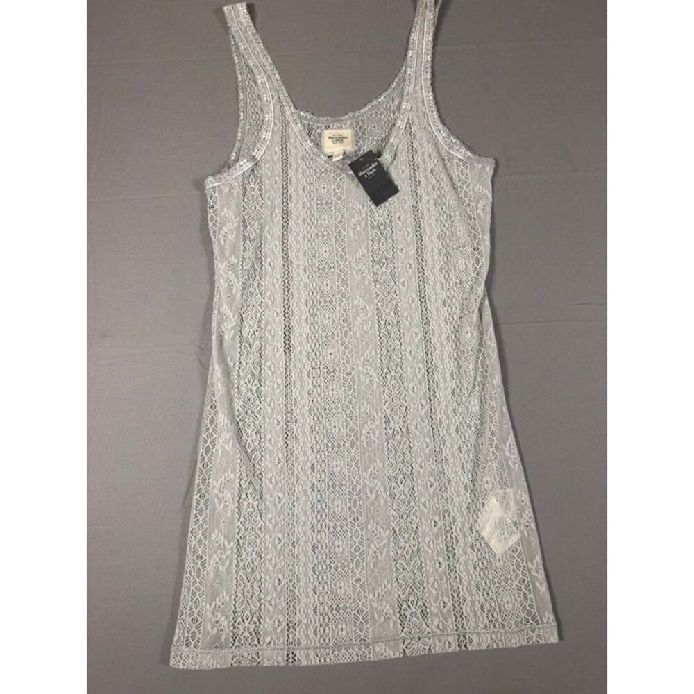 A&F Grey Lace Tank